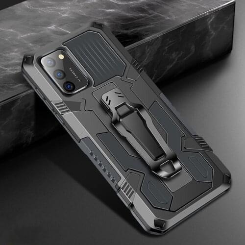 Armor Luxury Case for Samsung Galaxy A02S Shockproof Belt Clip Shell Bumper Coque Cover for Galaxy A02S A 02S Stand Coques