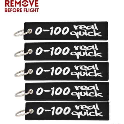 5 PCS Black Keychain 0-100 Real Quick Key Ring Holder Embroidery Keyring for Motorcycles ATV Car Truck Key Fob chaveiro llavero