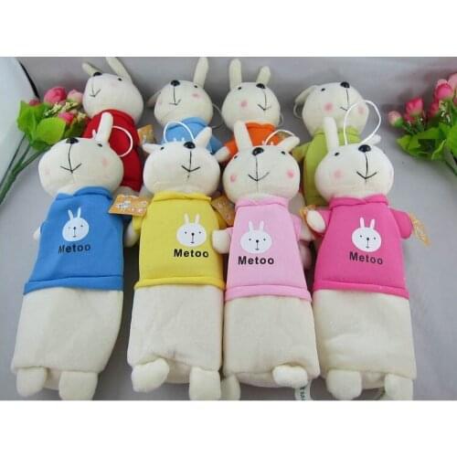 New arrive Rabbit design Cartoons animals Metoo pen case/Pencil bag/Store Bag Pouch 100piece\lot Fast Free shipping