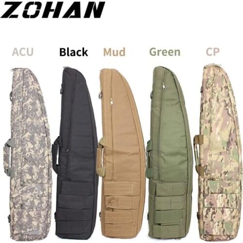 ZOHAN Military Rifle Bag Case Airsoft Tactical Shouder Bag Heavy Duty Rifle Shotgun Carry Case Bag for Outdoor Hunting