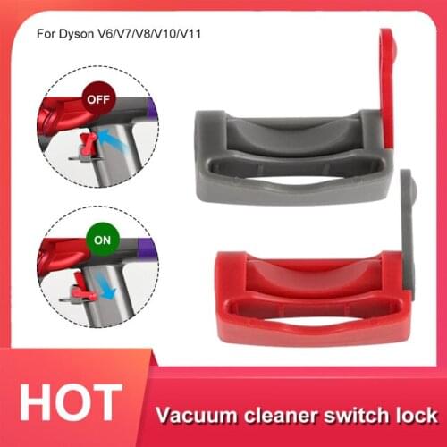 Trigger Lock On/Off Power Button Control Clamp for Dyson V6/V7/V8//V8 Slim/V10/V11 Vacuum Cleaner ，Power Button Lock Accessories
