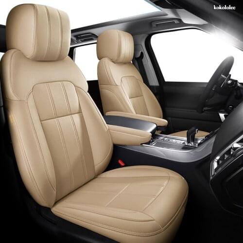 KOKOLOLEE Custom Leather car seat cover set For SKODA Yeti KODIAQ Octavia Superb Fabia Rapid KAROQ KAMIQ Automobiles Seat Covers