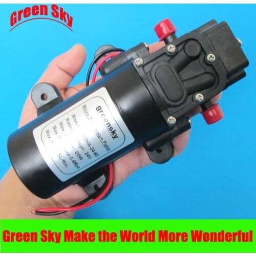 5L/Min 60W DC return valve type diaphragm water pump 24v