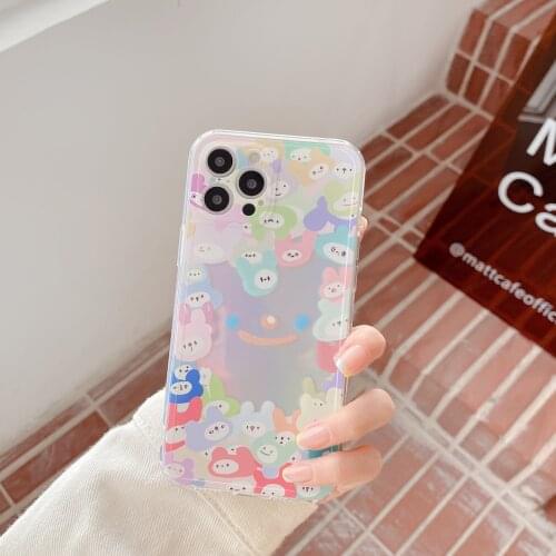 Cartoon Cute Women Girls Phone Case For iphone 12 11 Pro Max XS XR Lovely New Phone Cover For iphone 7 8 plus