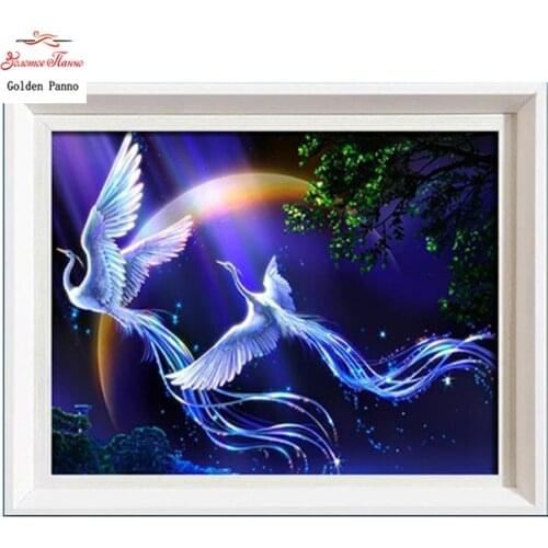 Golden Panno,Needlework,Embroidery,DIY Animal Painting,Cross stitch,kits,11ct Phoenix home Cross-stitch,Sets For Embroidery