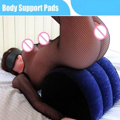Inflatable Sex Aid Pillow Sexy Furnitures Portable Adult Love Games Adults Products For Women Men Masturbation Position Cushion