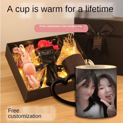 Mothers Day gifts for girls to send friends creative friends practical Valentines New Year DIY hand made photo customization