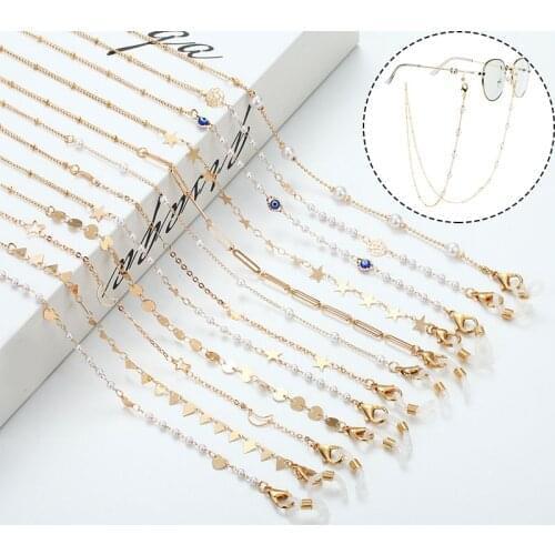 Exquisite Glasses Lanyard Multifunctional Mask Lanyard Mask Chain Stylish Metal Glasses Chain Glasses Lanyard Glasses Chains hot