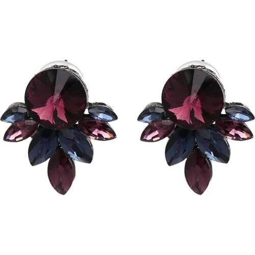 YaYi Jewelry Fashion Bohemia Glass Crystal Rhinestone Dangle Women Hook Eardrop Wear Ear Band Long Tassel Earrings Gift