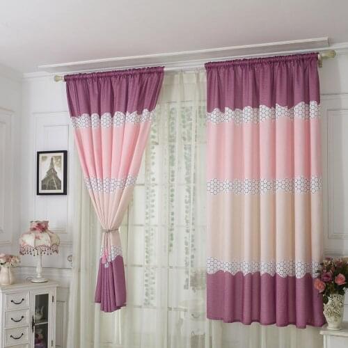 Home Window Bedroom Polyester Print Curtain Decoration 1*2 M Scarf Valances Specials Short Pastoral Semi-Shade Curtains