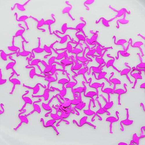 1000Pcs Flamingo Glitter Confetti Sparkling Foil Table Scatters Sprinkles For Birthday Wedding Decoration DIY Party Supplies