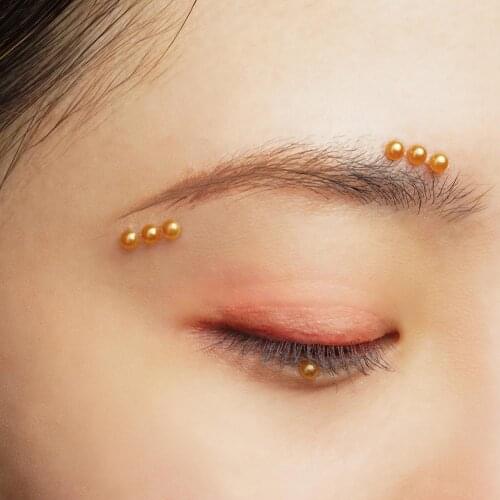 Diamonds Makeup Eyeliner Eyeshadow Eyes Makeup Face Pearls Tools Decorations Art Body Makeup DIY Festival Stickers Jewelry M1W9