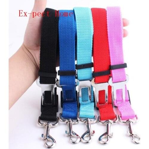 Free DHL 200PCS Adjustable Dog Cat Pet Car Safety Seat Belt Collars Wholesale
