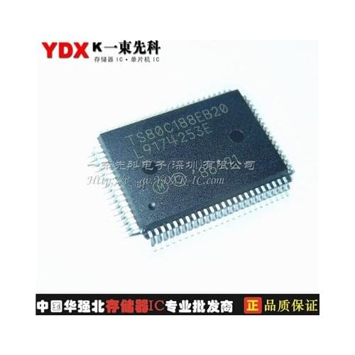 Free Shipping 5pcs/lot TS80C188EB20 TS80C188EB QFP80 new original stock