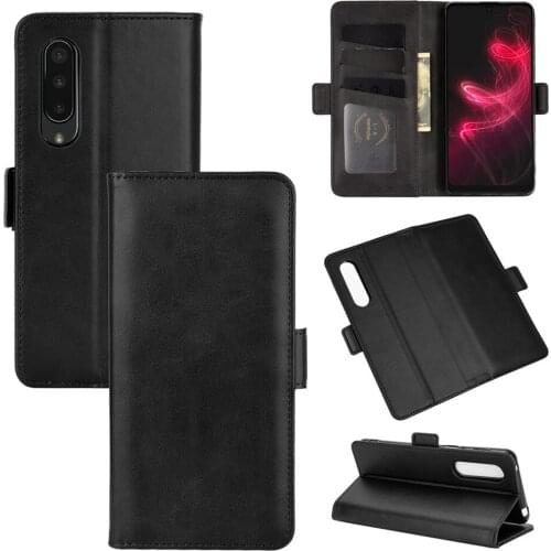 Case For Aquos Sharp EP3 Leather Wallet Flip Cover Vintage Magnet Phone Case For Aquos Sharp EP3 Coque