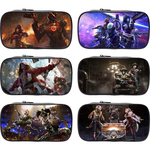 Free Fire Pencil Case Boys Cool Game Pen Bag Students Stationary Bags Children Cartoon Pencil Box Multifunction Pen Box