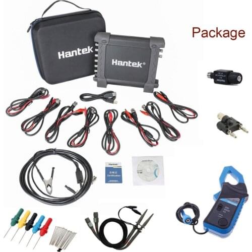 Hantek Oscilloscope Digital Multimeter 1008C + CC650 + HT307 USB 8-Channel Multimeter Oscilloscope with Acupuncture Repair Tool