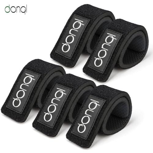 DONQL 5pcs/lot Elastic Bandage Fishing Rod Tie Strap for Carp Fishing Tool Rod Guide Ring Fishing Rod Holder Belt Strap