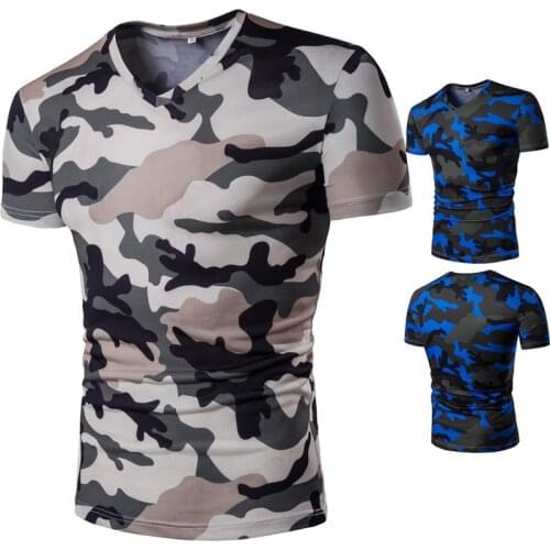 Happy Time Mens Camouflage T-Shirts