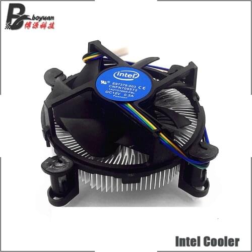 Intel cooler Fan Original New Copper Aluminium PC Desktop Support LGA 1150 / 775 / 1155 / 1151 Motherboard CPU Mute