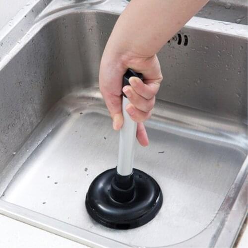 Small Toilet Plunger Kitchen Sink Drain Unblock Suction Cup Toilet Plungers Drain Cleaner Desatascador Bathroom Products DF50XP