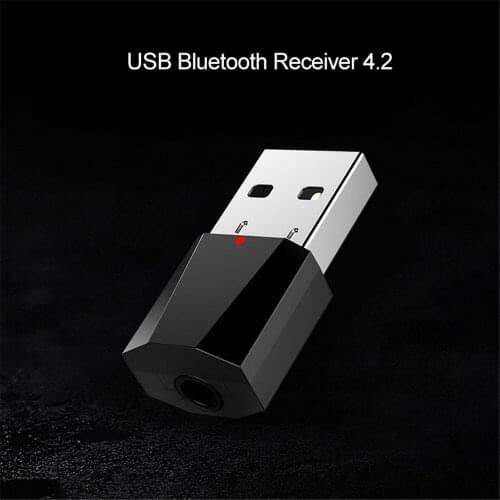 Mini 3.5MM Jack AUX Audio MP3 audio Bluetooth Receiver Car Kit powered by USB for music Speaker Headphone Adapter for phone