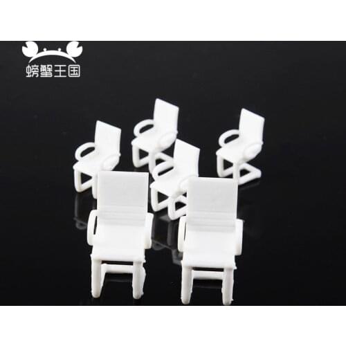 10Pcs Train Railway Model Conference Chair Scenery Layout 1:50 1:75 scale railway modeling