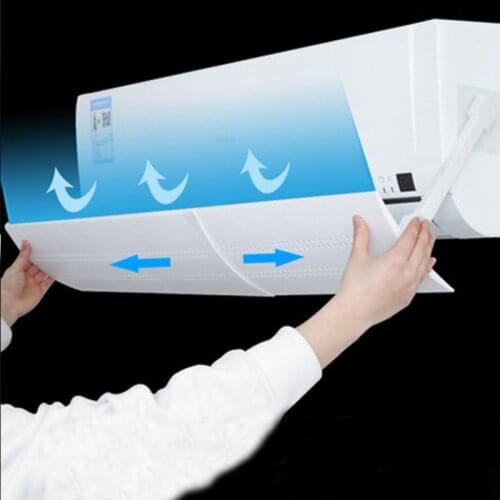 New Wind Deflector 2021 Air Conditioning Universal Wind Deflector Cover Anti Direct Blowing Windshield Adjustable Angle Tool