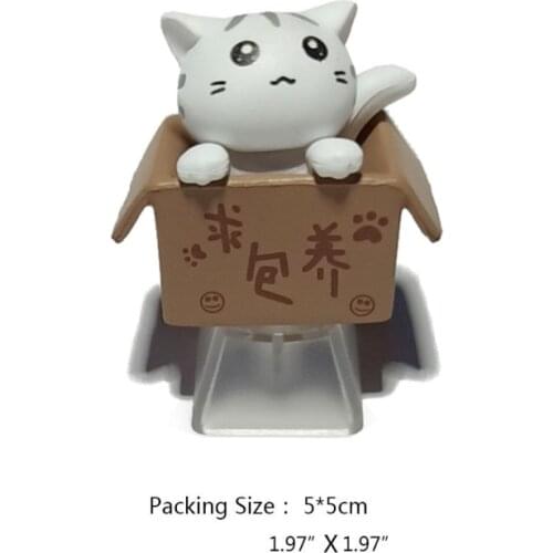 Custom Cartoon Anime Cat Keycap Bottom Backlit Keycaps Gift Keyboard KeyCap Cap A0KB