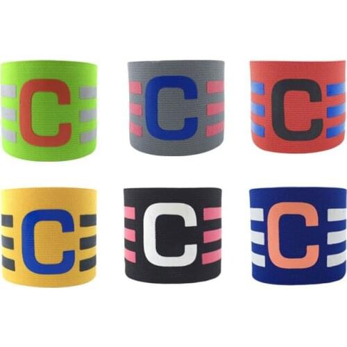 Soccer Leader Arm Band Professional Football Armband Match Football ArmbandNylon Adjustable Outdoor Sports Signs High Elastic