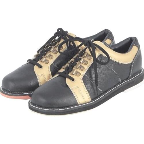 Professional Bowling Shoes Men Breathable Mesh Sneakers Lightweight Trail Shoes Skidproof Sole Athletic Shoes AA10083