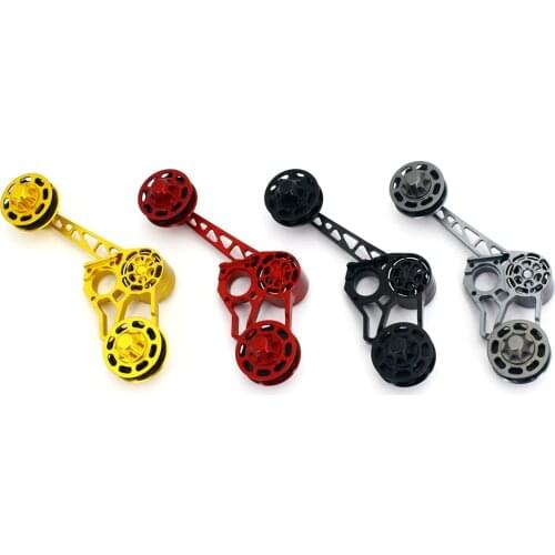 Folding Bike Derailleur Shifter Tensioner For Brompton Bike Chain Tension CNC Aluminum Alloy 2 3 6 Speed Brompton Chain Pusher