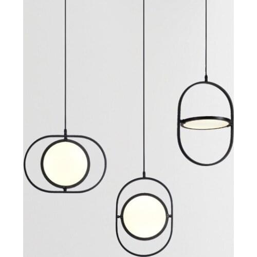 Modern glass ball lighting dining room lighting brass hanglampen living room decoration nordic decoration home