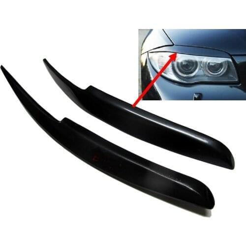Fiberglass Headlight Eyebrows Eyelids for 2004-2011 BMW E87 E81 E82 E88 1-Series Type B