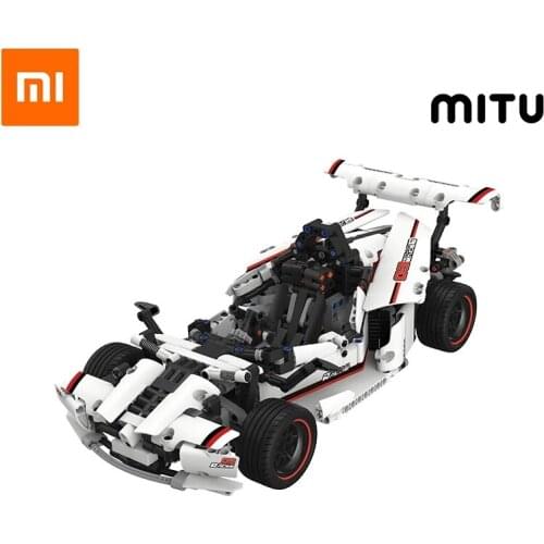 XIAOMI MITU Intelligent Building Blocks Road Racing Car Kids Toy Electric Bluetooth 5.0 APP Smart Remote Control 900+ parts