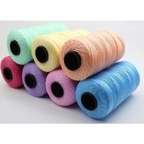 Knitted crafts Crochet Wool Soft Lace Sweater Colorful Knitting Weaving Mercerized Yarn Lots 130g Thread String Shoes