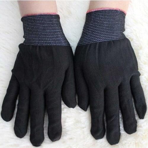 1Pair Hair Straightener Perm Curling Hairdressing Heat Resistant Finger Glove Hair Care Styling Tools Thermal Styling Gloves