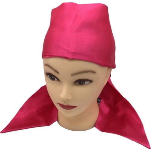 1 piece Quality black Headband for wig Red Wig Grip for women Satin Scarves