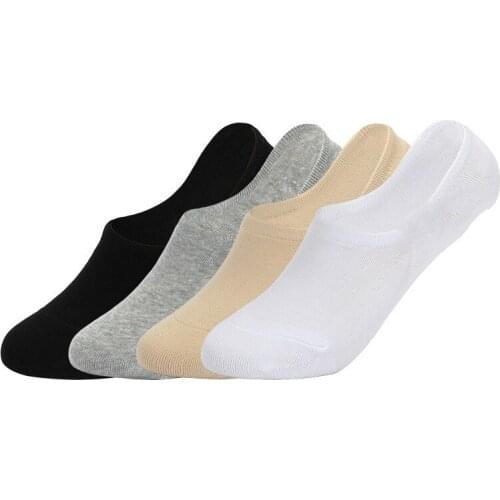 10pcs=5pair Women Ship socks Silicone Anti Dropping Pure Combed Cotton Shallow Mouth Low Top 35--42 Boat Socks