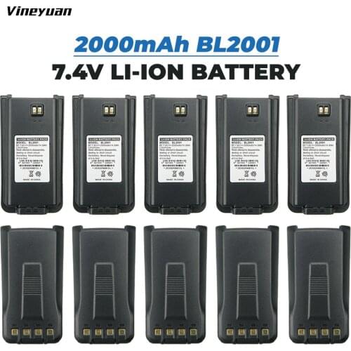 10X Replacement Lithium Ion Battery for HYT BL2001, TC610, TC620 BLI-BL2001 Two Way Radio