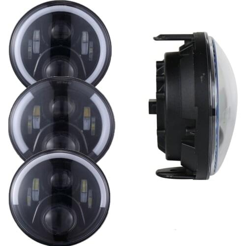 7 inch Round Headlights Motorcycle Projector LED headlight with DRL Angel eye halo headlamp for Honda CB 400 500 1300 Hornet 250