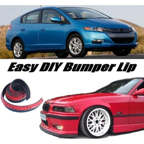 NOVOVISU For HONDA Insight ZE HYBRID Bumper Lip / Front Spoiler For Tuning / TOPGEAR Body Kit + Strip Skirt