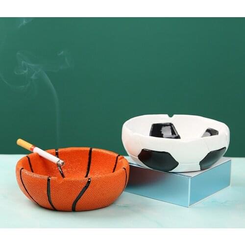 Football basketball ashtray creative personality trend simple modern family living room bar tabletop ornaments