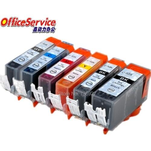 PGI-525 CLI-526 PGI525XL CLI526 Compatible ink Cartridge For Canon IP4850 IX6550 MG6150 MG6250 MG8150 MG8250 printer