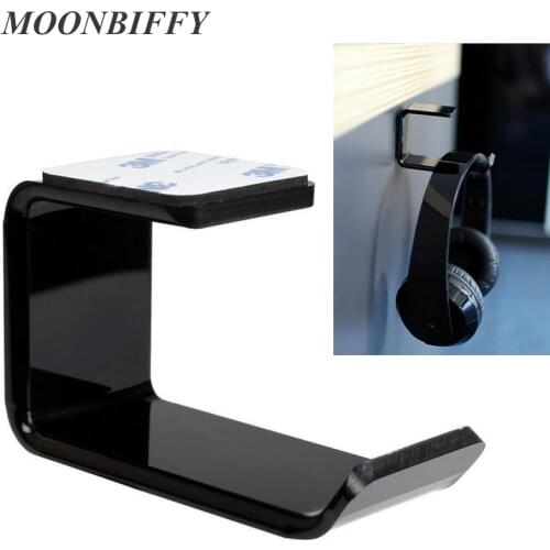 Durable Headphone Headset Holder Hanger Earphone Wall/Desk Display Stand Bracket Hanger Headphone Accessories