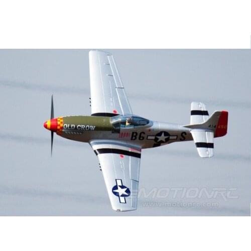 RC plane Warbird Freewing P51 2-blades old crow sport version