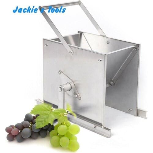 Manual Stainless Steel Grape Crusher MANUAL Crushing Machine Brewing Equipment