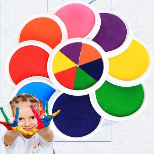 DIY Finger Drawing Educational Toy Baby Handprint Painting Hand Ink Pad Non-Toxic Stamp Kids Children Graffiti Toys NBB0210