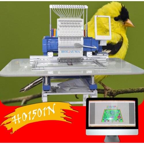 China 10 years service ! HOLIUAMA like swf barudan single head computerised embroidery machine in korea shoes embroidery machine