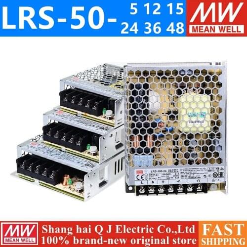 MEAN WELL LRS-50-5 LRS-50-12 LRS-50-15 LRS-50-24 LRS-50-36 LRS-50-48 LRS-50-3.3 50W Single Output Switching Power Supply